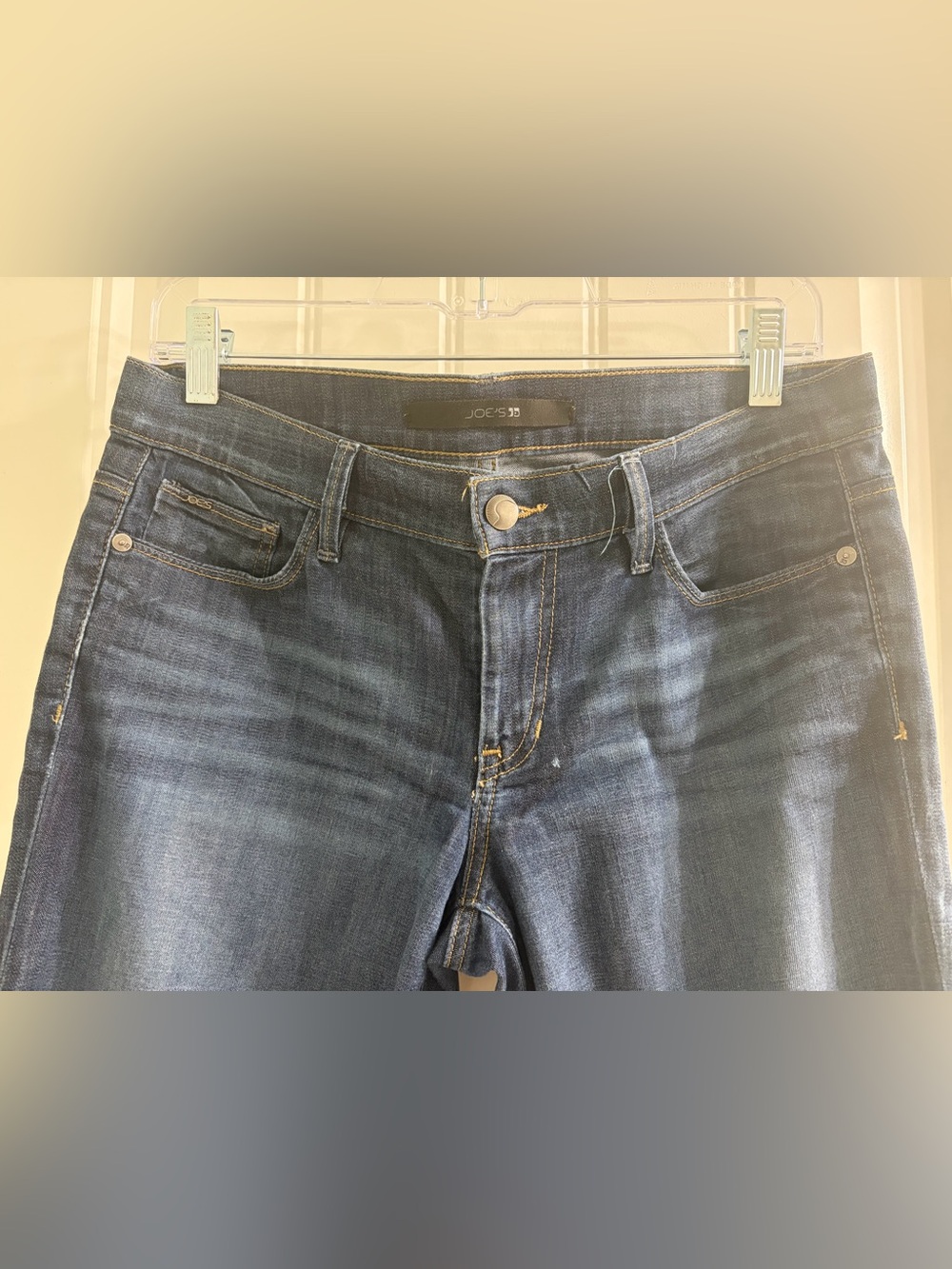 Joe’s Jeans Jackie Cropped Skinny Dark Wash Sz 28 Classic Supima Cotton - Picture 5 of 9
